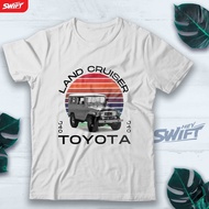 ️One Set ️ [COD] T-Shirt Toyota Land Cruiser J40 FJ40 Pattern Retro Style S-5XL