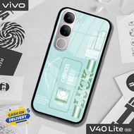 VIVO V40 LITE Glass Softcase - V40 LITE Mobile Phone Case [T128].