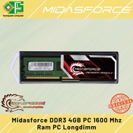 Midasforce DDR3 4GB PC 1600 Mhz | Longdimm Ram Memory PC