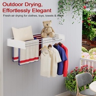 Hidden Towel Rack Bathroom Wall-Mounted Towel Rack Closed Creative Balcony Rack Drying Rack