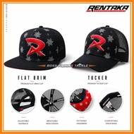 🔥NEW RENTAKA FISHING CAP RENTAKA FLAT BRIM AND TRUCKER CAP