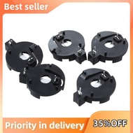 CR2016 2025 2032 Coin Cell Button Battery Holder Socket Black 5 Pcs