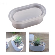 ✿ Succulent Flower Pot Silicone Mold Oval Shape Flower Pot Mold Storage Holder Storage Box Container Mold Planter Mold