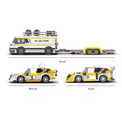 PB8812 Australia S1 Team Building Blocks Kit 3in1 Technical Sports Car E2 Truck Trailer Model Kit Br