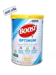 Boost Optimum บูสท์ ออปติมัม 400 กรัม อาหารเสริมทางการแพทย์ มีเวย์โปรตีน อาหารสำหรับผู้สูงอายุ