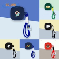 For Anker Soundcore C40i Case Cartoon Crayon Shin-chan Cute Sanrio Lanyard Pendant Silicone Soft Cas