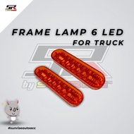 1PCS 6 LED Light Frame OREN Mica 6 LED Light MicaBENING YELLOWORANGE
