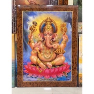 ️ Ganesha     Elephant Elephant God Photo Frame 18x24inches