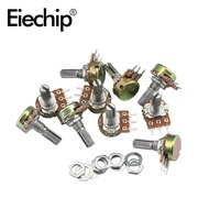 10Pcs WH148คาร์บอน20Mm Shaft Amplifier Dualสเตอริโอ3 Pin Potentiometer 1K 2K 5K 10K 20K 50K 100K 250K 500K 1M Ohm