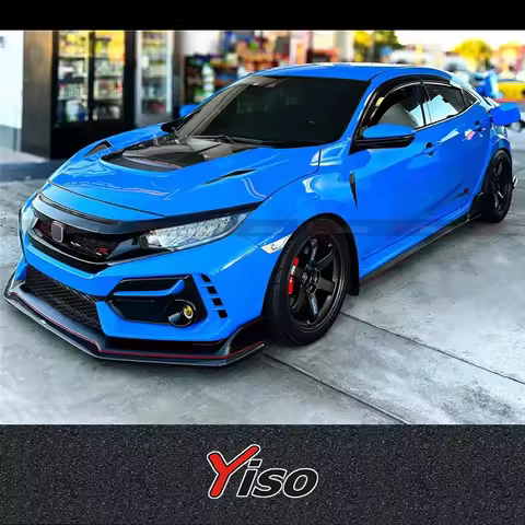 Suitable for Civic TypeR FK8 Modified encirclement Aerodynamic kit carbon fiber Mugen side skirts