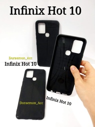 Soft Case silicon Black Autofocus Infinix Hot 10