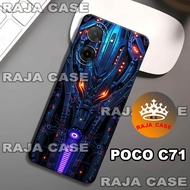 Rc16/Softase rubber poco C71 - ROBOT Motif - Case poco C71 - Casing poco C71 - Silicone poco C71 coo