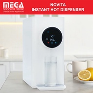 NOVITA W12 INSTANT HOT WATER DISPENSER | 4.6L Water Tank | 25/40/60/80/90°C