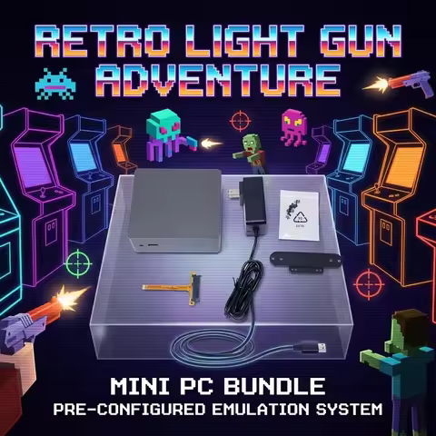 MINI Game Console Kit with Batocera which is pre-installed with light gun game system