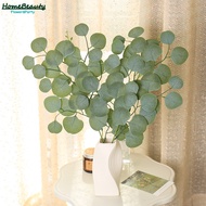New Artificial Flower Eucalyptus Leaves Bouquet Green Artificial Plant Dining Table Simulation Fake 