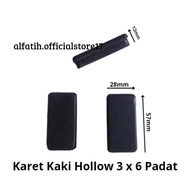 Karet Kaki Hollow 3x6 Padat Kaki Kursi Meja / Rak / Besi Hollow 