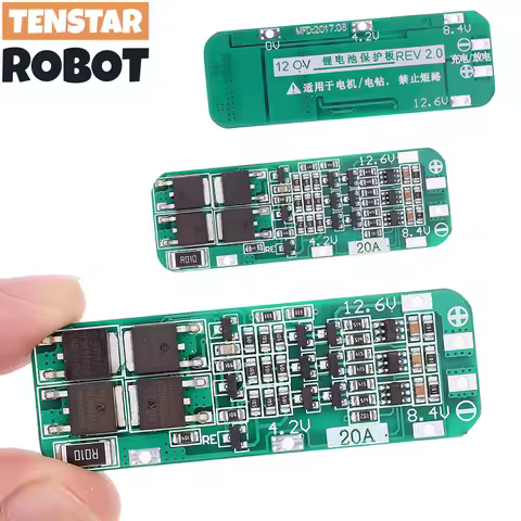 3S 20A Li-ion Lithium Battery 18650 Charger PCB BMS Protection Board For Drill Motor 12.6V Lipo Cell