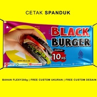 Print Burger BANNER for Sale FREE CUSTOM DESIGN