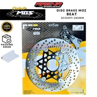 MOZ Racing Disc Brake 260mm BEAT - Disc Brake 260 mm Original MOZ Scoopy Genio Vario Disc Brake