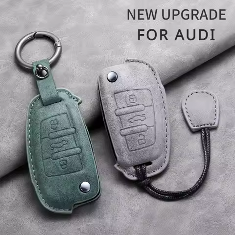 Car Key Case Cover Protector Shell Fob For Audi A1 B6 B7 A6 A3 A4 A6L A7 C5 C6 Q2 Q3 Q5 Q7 8P 8L 8V 
