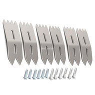 【MT】 6Pcs Slab Clamping Dogs Slab Flattening Dogs for Woodworking