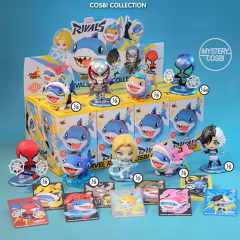 Authentic Marvel Rivals Cosbi Collection Mystery Blind Box Mini Collectible Figures Spider-Man Magne