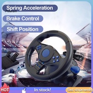 PP   Controller Wheel with Manual Brake And Shift Functions 180 Degree Rotation Fully Compliant USB Power Delivery Realistic Control Game Racing Wheel for Switch/xbox360