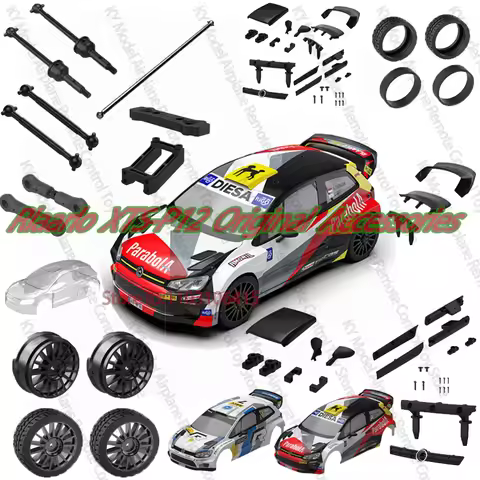 Riaarlo Xts-P12 Original Accessories Transmission Shaft Cvd Pull Rod Tire Hub Car Shell Lamp Line Gr
