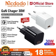 MCDODO Mini Charger Head Size PD Fast Charging 30w