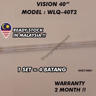 WLQ-40T2 VISION 40" LED TV BACKLIGHT(LAMPU TV) VISION 40 INCH LED TV BACKLIGHT WLQ40T2 40T2 WLQ-40T