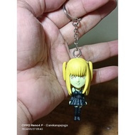 GANTUNGAN Death note misa action figure keychain