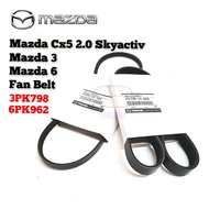 Mazda 3 Mazda 6 Mazda Biante Mazda CX5-2.0 Skyactiv Fan Belt 3PK 798 6PK962