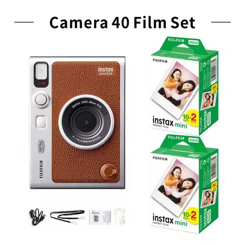 Original Fujifilm Instax Mini Evo Camera Fujifilm Instant Camera Smartphone Photos Camera Optional F