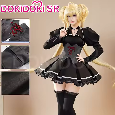 IN STOCK Tsukiyomi Utau Cosplay Costume Anime Shugo Chara DokiDoki-SR Women Gothic Dress Costume Tsu