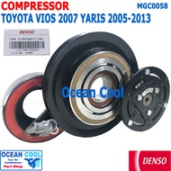 คลัชคอมแอร์ โตโยต้า ยาริส 2005 - 2013 วีออส 2007 -2013 MGC0058 DENSO เเท้ JK247300-69604D Compressor