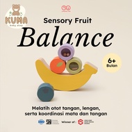 Learning time - Sensory Fruit Balance-Stacking toys/ Children's Sensory toys 1 year old/ Baby toys 7
