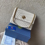 [DISKON] (UPGRADE KUALITAS ) DB2107 TAS TB KIRA CHEVRON GLAZED CONVERTIBLE SHOULDER BAG FREE BOX