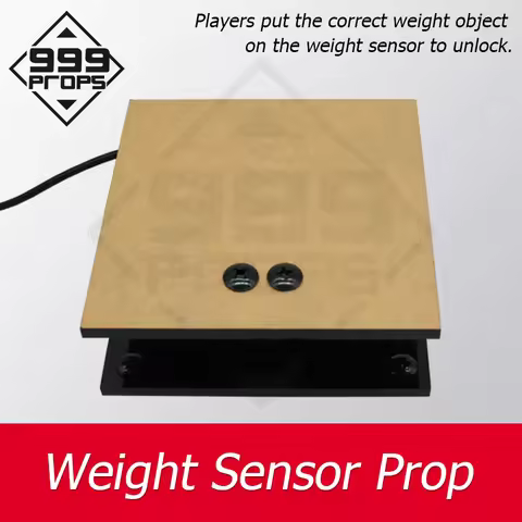Scale Escape Game Weight Sensor Prop put the correct weight object on the sensor to open mag lock Ro
