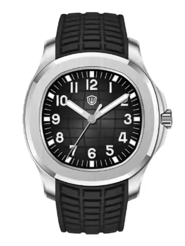 Watchdives WD008 38mm Dive Men Watch VH31 Sweep Second Quartz Movement Sapphire Super Luminous 100m 