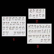 Zephyr Numbers Molds Letters Silicone Mold 3D Fondant Mold Cakes Decorating Tools MY