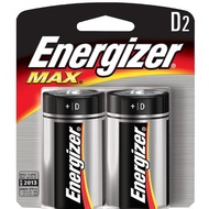 【SG Seller】ENERGIZER ALKALINE BATTERY (D) 2PCS/PACK