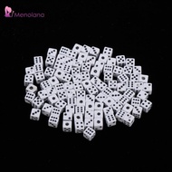 [Menolana] 100pcs 5mm Six Sided D6 Dice Dies for Table Games  RPG Gaming Gift Collection