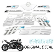 CFMOTO 675SR 675SRR 675SS CF650-10 Nebula Black Car Decal Original Part Original Sricker Shell Guard
