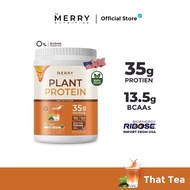 Merry Plant Protein โปรตีนพืช 5 ชนิด : โปรตีนสูง 35 กรัม ขนาด 2.3lb. / 1050g. [ 20 Servings / กระปุก