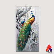 HIASAN DINDING BURUNG MERAK (15X30) KAMAR DEKORASI RUMAH WALL DECOR AESTHETIC DECOR KAMAR MERAK