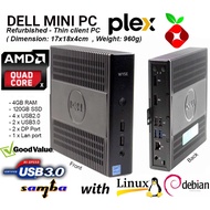 {Home Server Dell Mini PC} Linux Debian Server with Plex Media Server, pihole filtering system and S