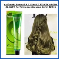 ╮ ✗ ⚕ Bremod 8.2 Light Stuffy Green Blonde Hair Color