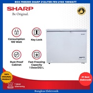 BOX FREEZER SHARP 200LITER FRV-210X CHEST FREEZER SHARP 200LITER