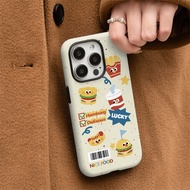 Burger Hot Dog Cola Thick Shell Matte Shock-resistant Suitable for iPhone 14 16promax 11 15pro XS 17