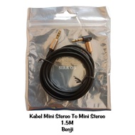 BENJI: Mini Stereo To Mini Stereo Cable 1.5M Benji